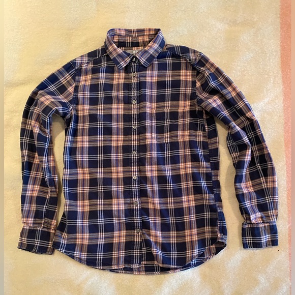 Uniqlo flannel button-up shirt - Picture 1 of 5